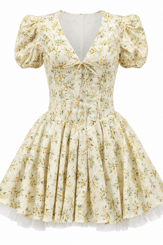 Marnie Floral Corset Mini Dress