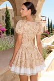 Elowen Floral Corset Mini Dress