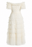 Sophia Tulle Tiered Midi Dress
