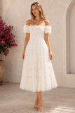 Sophia Tulle Tiered Midi Dress