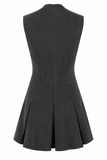 Elara Mini Pleated Dress