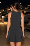 Elara Mini Pleated Dress