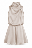 Mia Satin Short Romper