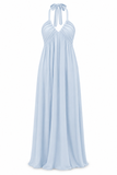 Hannah Pastel Blue Maxi Dress