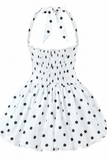 Marnie Halter Neck Polka Dot Bubble Dress