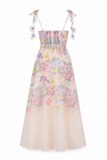 Ophelia Floral Midi Dress
