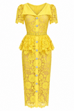 Rosalie Belted Midi Dress