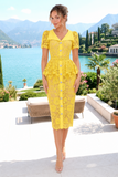 Rosalie Belted Midi Dress