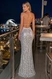 Elodie Rhinestone Mermaid Evening Dress