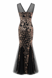 Madeline Sequin Mermaid Formal Maxi Dress