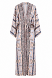 Tahlia Open Front Long Beach Kimono Robe