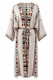 Tahlia Open Front Long Beach Kimono Robe