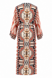 Tahlia Open Front Long Beach Kimono Robe