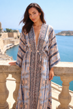 Tahlia Open Front Long Beach Kimono Robe