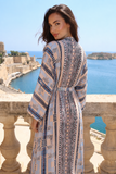 Tahlia Open Front Long Beach Kimono Robe