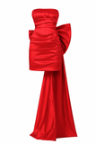 Elena Satin Strapless Two Way Dress