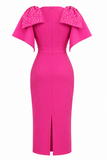 Madeline Knitted Embellished Midi Dress