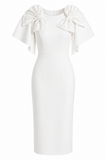 Madeline Knitted Embellished Midi Dress