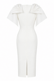 Madeline Knitted Embellished Midi Dress