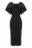 Madeline Knitted Embellished Midi Dress
