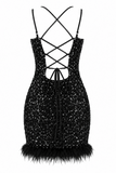 Odette Sequin Bodycon Mini Dress