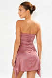 Draped Strapless Corset Dress