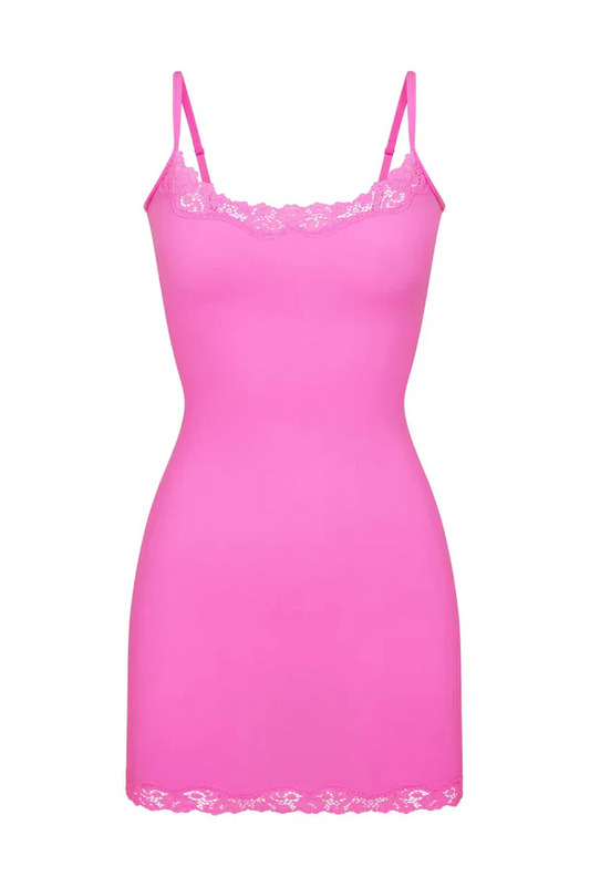 Lace Trim Slip Dress