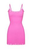 Lace Trim Slip Dress