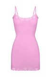 Lace Trim Slip Dress