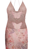 Marnie Butterfly Backless Midi Dress