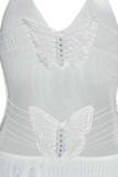 Marnie Butterfly Backless Midi Dress